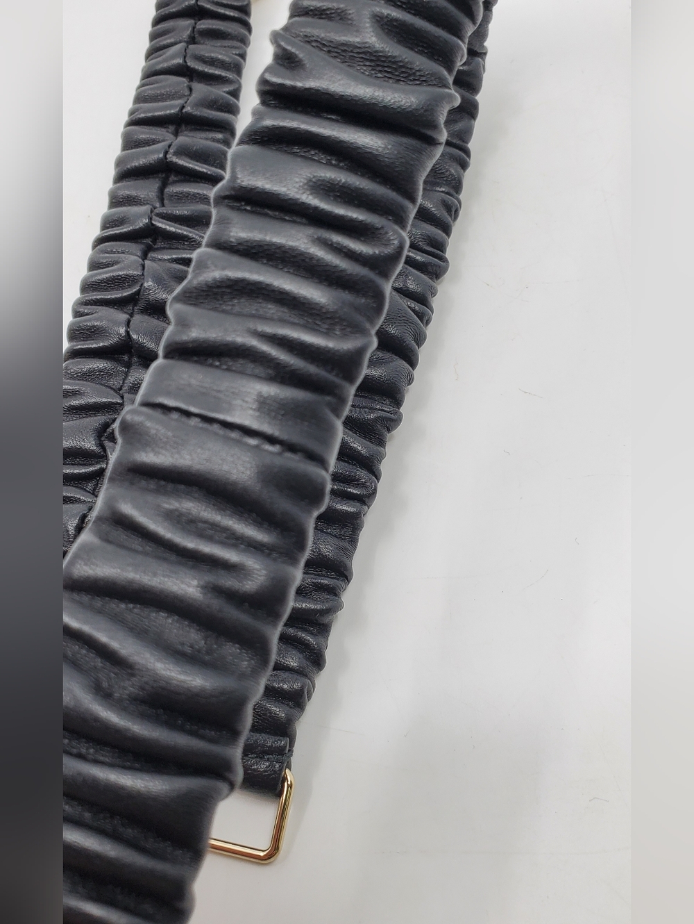 Chanel 2024 Lambskin Metal Strass Ruched Chain CC Belt - Picture 8 of 8
